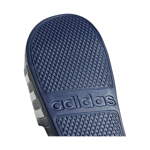 dark blue adidas adilette aqua slides - Picture 9 of 11